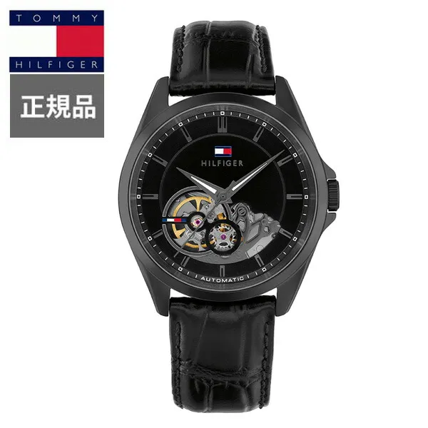 【15％クーポン配布】正規品 TOMMY HILFIGER トミーヒルフィガー BAKER 自動巻き メンズ腕時計 1710714 ラッピング無料