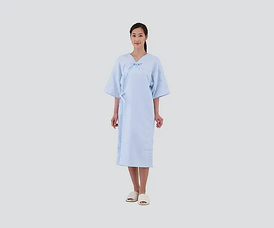 住商モンブラン 術前・術後着 サックス Lサイズ（着丈125cm）79-231 L 4560315453879