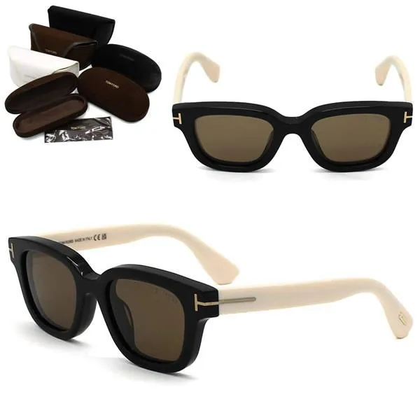 並行輸入品 トムフォード サングラス TOM FORD FT1274-D/S 01J 49 TF1274 ブラック ライトブラウン EYEWEAR アジアンフィット メンズ レディース ユニセックス