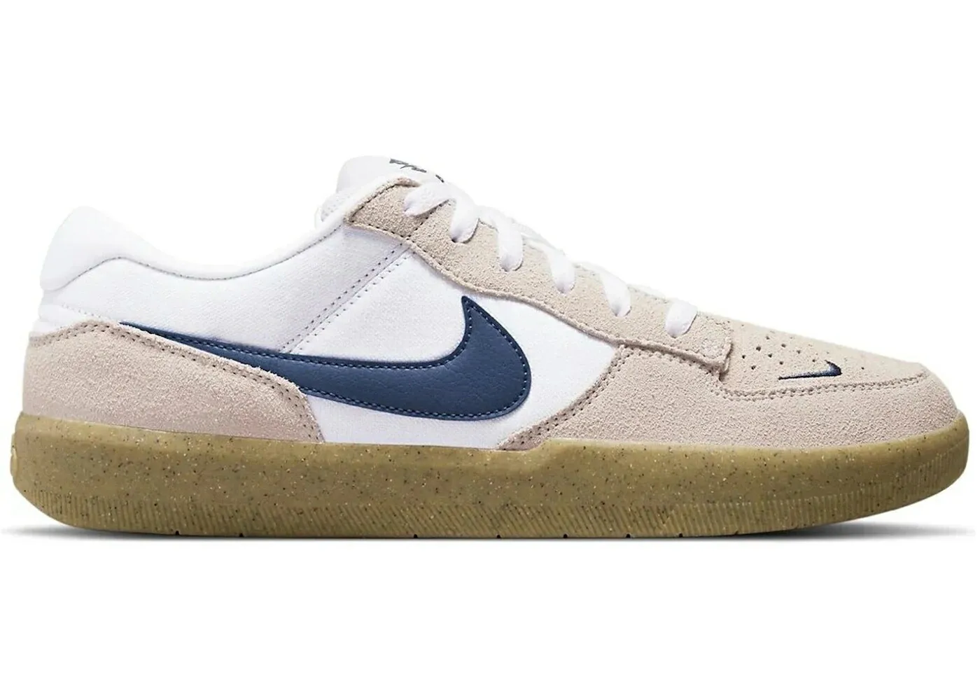 ナイキ エスビー 白色 ホワイト 茶色 ブラウン 紺色 ネイビー スニーカー メンズ NIKE SB FORCE 58 WHITE LIGHT BROWN GUM / WHITE WHITE GUM LIGHT BROWN NAVY