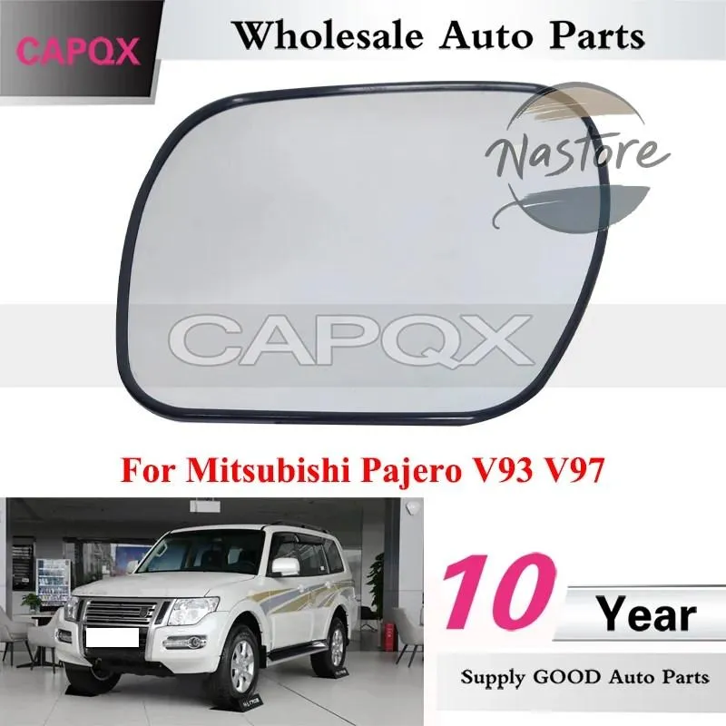 並行輸入品 CAPQXブランド 三菱パジェロV93 V97用 外側バックミラーガラス リバースレンズ サイドバックミラーレンズ ヒーター付き