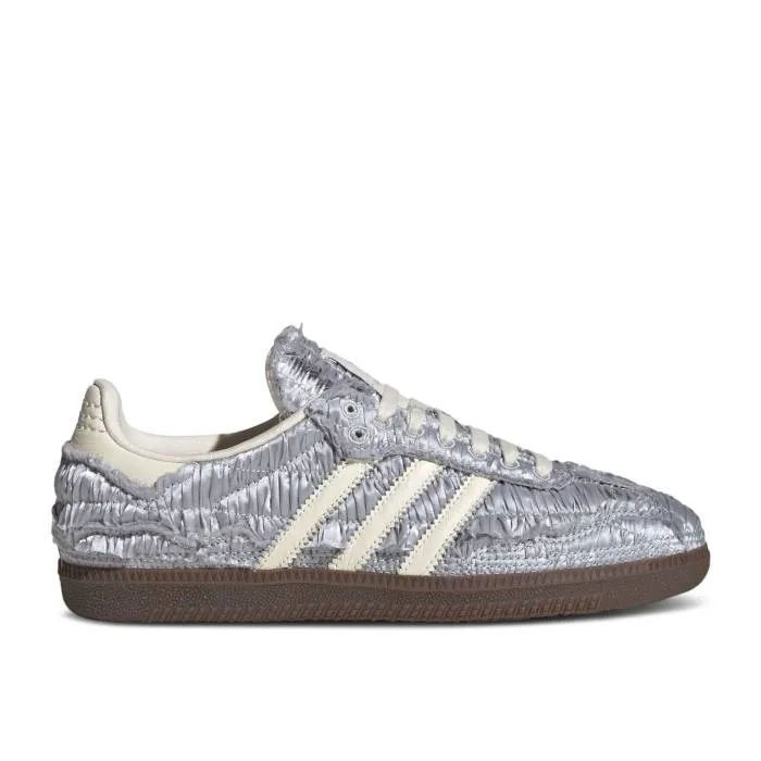 アディダス Adidas 【 Caroline Hu X Samba Og atin Pack - Silver Metallic Men Silver Metallic/Cream White/Gum 】 サンバ Silver 銀色・シルバー メンズ Silver 銀色・シルバー クリーム 白色 ホワイト