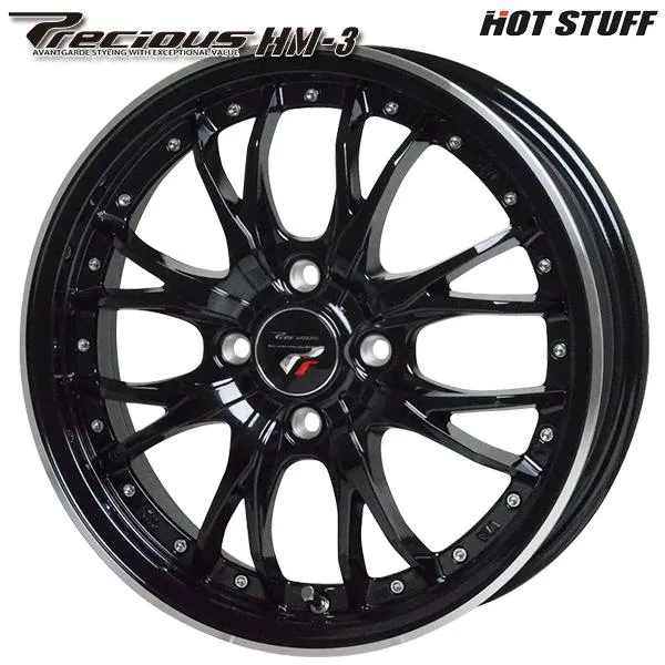 サマータイヤ ホイール4本セット 165/65R15インチ 4H100 ホットスタッフ プレシャス HM-3 RP クムホ エコウィング ES31