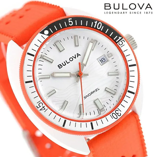 ブローバ アーカイブスシリーズ スノーケル オレンジ カクレクマノミ クォーツ 電池式 腕時計 ブランド メンズ BULOVA 98B448 アナログ