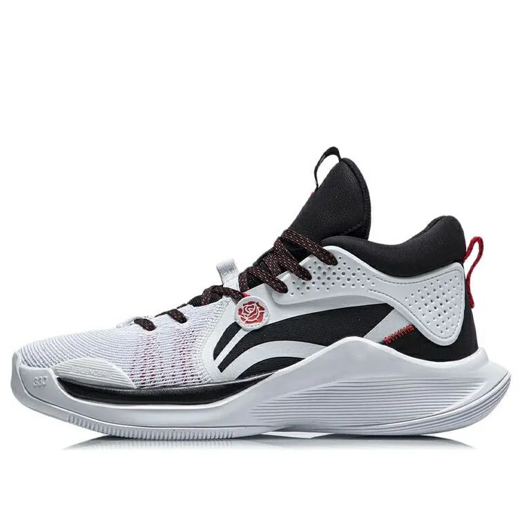 リーニン 白色 ホワイト 黒色 ブラック C.J. WHITE BLACK スニーカー メンズ LI-NING SILENCER MCCOLLUM ABPQ049-1 / WHITE BLACK