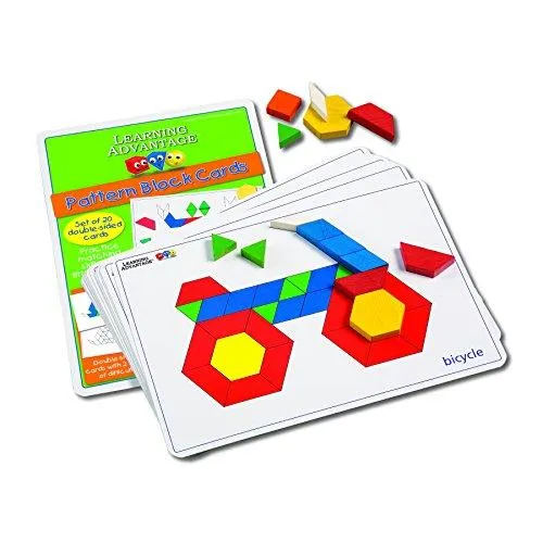 知育玩具 ラーニングアドバンテージ パズル CTU7149 Learning Advantage CTU7149 Pattern Block C