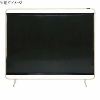 サカエ 遮光スクリーン 固定式 1800×1530mm アジャスター付 YS-18GE【代引不可】