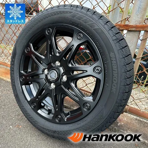 スタッドレス ウェイク ハイゼットジャンボ 軽用 15インチ Hankook W626 165/60R15 タイヤホイールセット