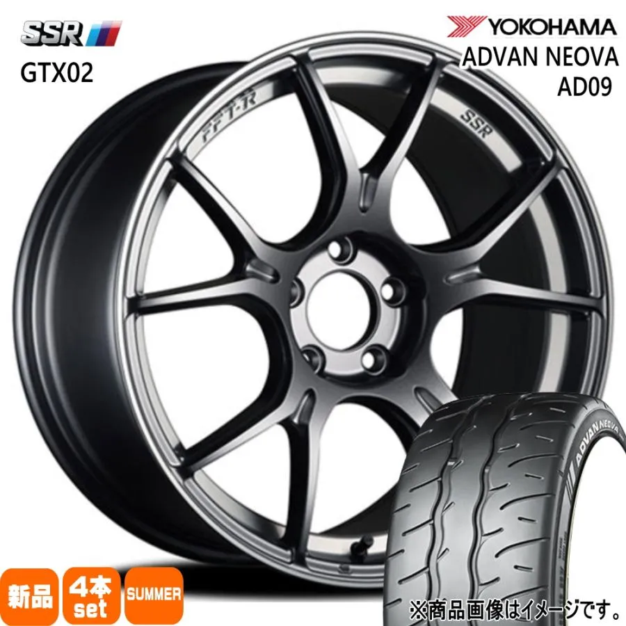 GRヤリス シビック ジェイド  ヨコハマ 235/35R19 91W XL ADVAN NEOVA AD09 夏用 サマータイヤ GTX02 19インチ