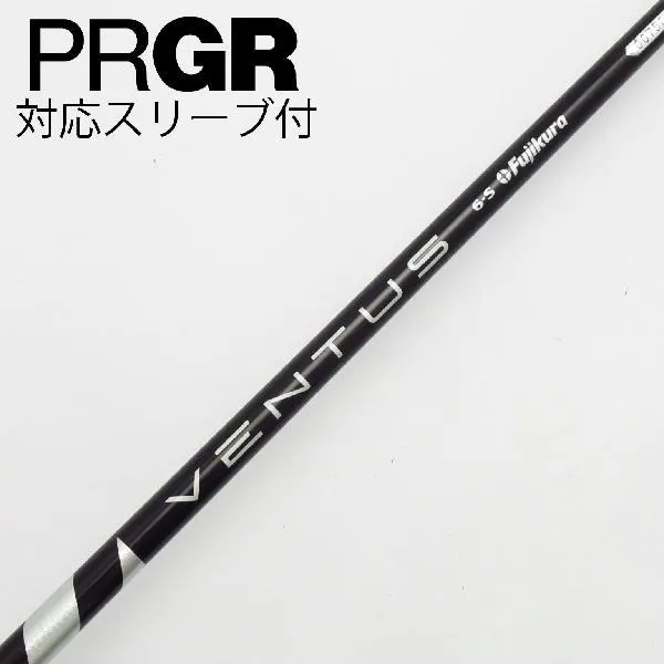 フジクラ VENTUS VENTUS BLACK(VELOCOREあり) ドライバー用_スリーブ付  VENTUS BLACK 6(VELOCOREあり) 【プロギア用】
