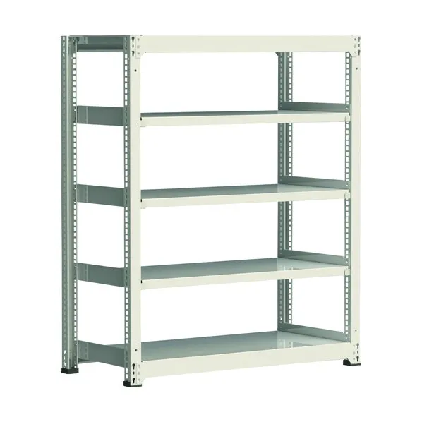 ※法人専用品※アイリスオーヤマ 中量ラック(500kgタイプ･高サ2400mm) 単体型･高サ2400mm ホワイト M5K1260245 1点