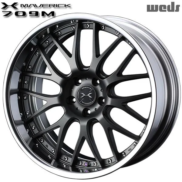 サマータイヤ ホイール4本セット 225/55R18インチ 5H114.3 ウェッズ マーベリック 709M マットガンメタリック マッドスター ワンパクM/T ホワイトレター