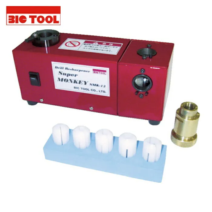 ビックツール BIC TOOL SMK-13 ドリル研磨機 スーパーモンキー SMK-13(単相100V/砥石CBN#170) (1台)