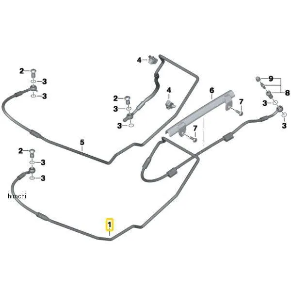 34328533936 BMW純正 R 制御回路ブレーキライン HD店