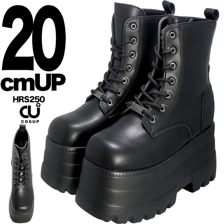 撮影衣装 コスプレに！シークレットシューズ 20cmアップ シークレットブーツ hrs250