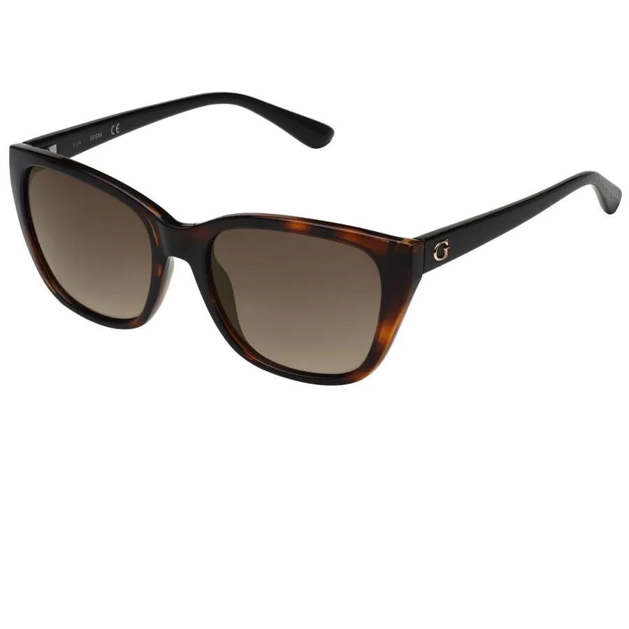 【並行輸入品】Guess Women's Gradient Gu7593 GU7593 52F 54 Brown Rectangle Sungl