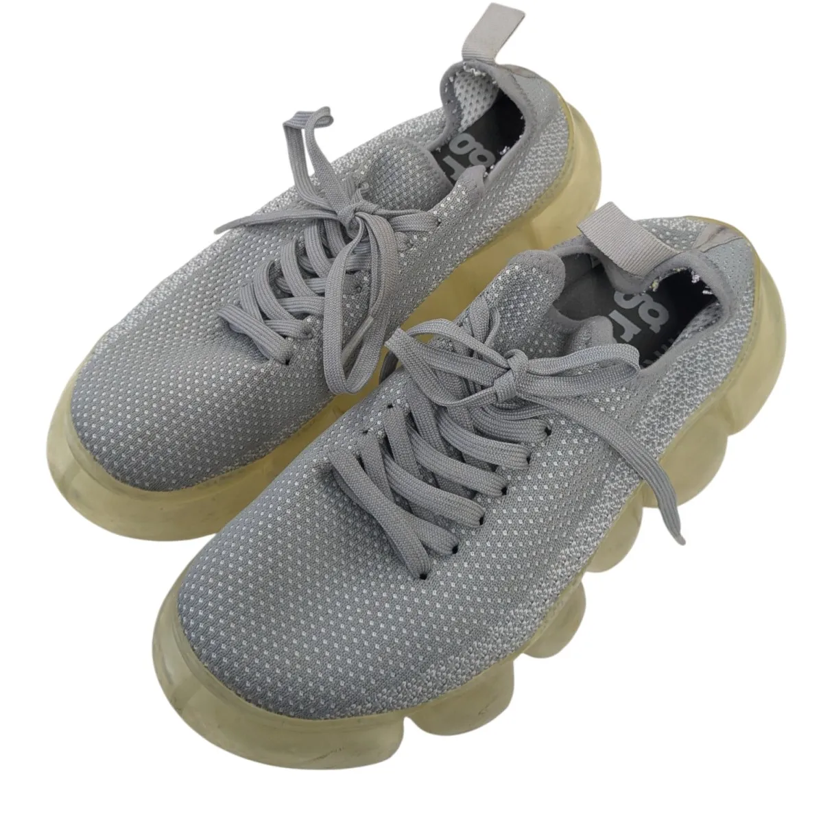 【中古】<br>MIKIO SAKABE×grounds<br>JEWELRY スニーカー グレー サイズ：23cm<br>【価格見直し】