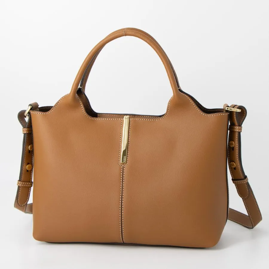 トッズ TOD'S トートバッグ(2WAY仕様) ショッピングバッグ スモール ブラウン XBWEBRA0200UBL 2L83 BROWN