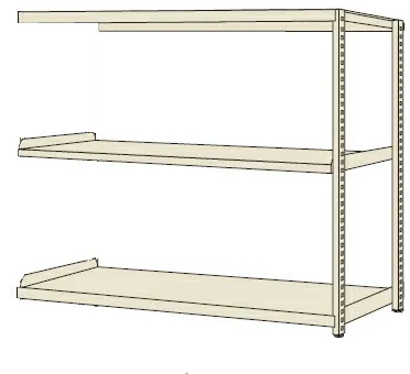 サカエＲＫラック（連結・均等耐荷重：２５０ＫＧ／段・３段タイプ）RKN-5753RI【お届け先が法人様か個人事業主様のみご注文可能】【キャンセル不可】※一部地域「送料別」