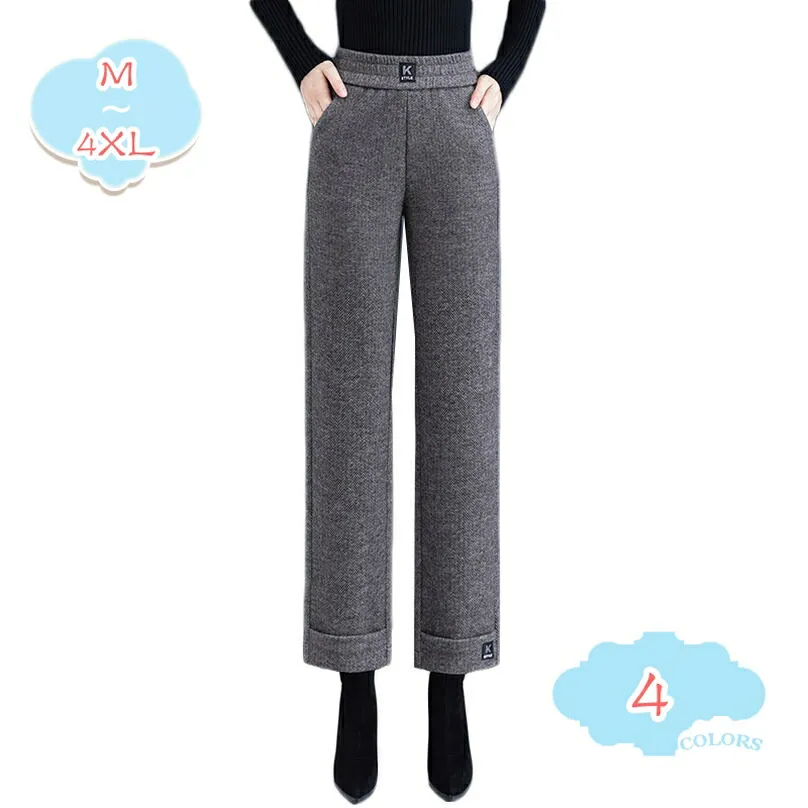 ワイドパンツ ガウチョパンツ ボトムス レディース ゆったり 9分丈 ラシャ 柔らかい ロングシーズン 通勤 お出掛け デート 二次会 秋冬 美脚 ロングパンツ ストレート ハイウエスト 着痩せ ボトムス 秋冬 オフィス 普段着 shopcp