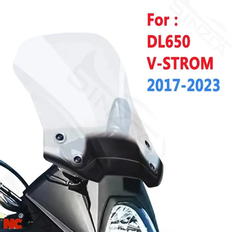並行輸入品 DL650 V-STROM 650 XT 2017-2023用スクリーン バイク 二輪アクセサリー スポーツウインドスクリーン ウィンドシール