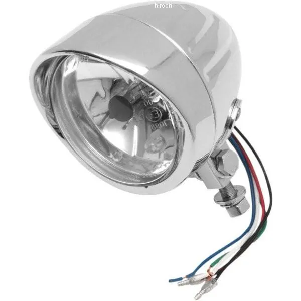 【USA在庫あり】 2001-0248 DRAG スポットライト 4.5インチ(114mm) H4 55/ 60W 5Wランプ付 溝 JP店