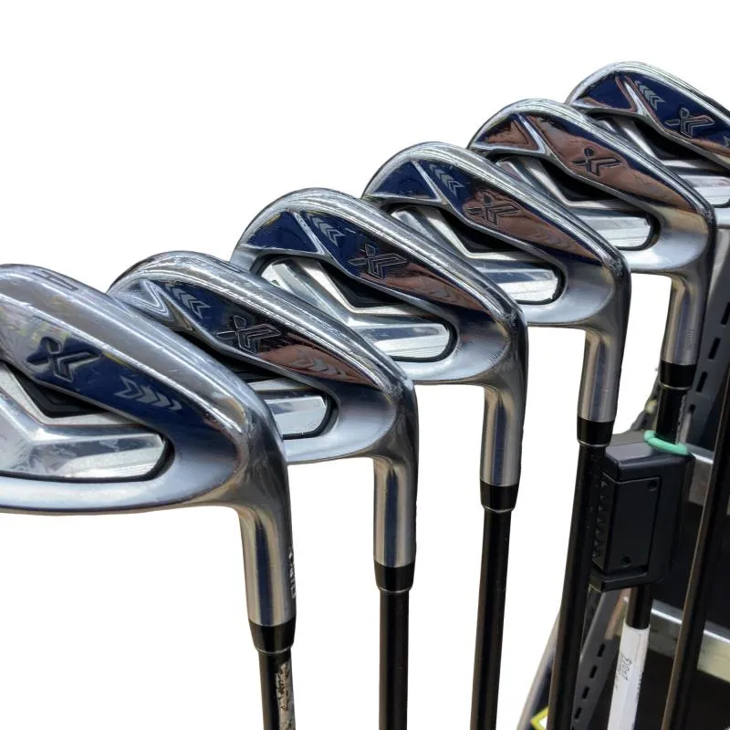 【中古】 ダンロップ XXIO(2020) eks 8S アイアンセット IR Miyazaki AX-1(IR) (フレックスS) メンズ 男性用 右利き 右用 Dランク ゴルフクラブ