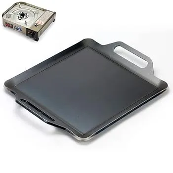 【中古】イワタニ カセットフー BO-プラス 風まる 用の グリルプレート 板厚6mm
