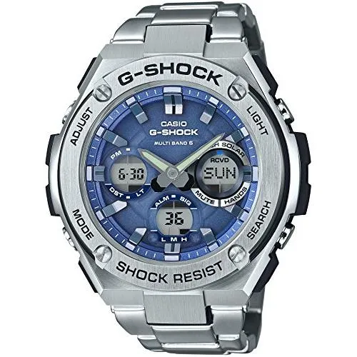 [カシオ] 腕時計 ジーショック G-STEEL 電波ソーラー GST-W110D-2AJF シルバー 国内正規品