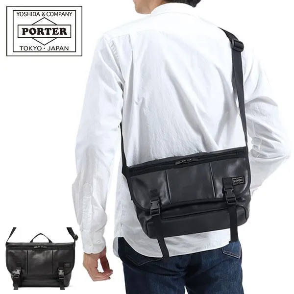 ポーター アルーフ ショルダーバッグ 023-03759 吉田カバン PORTER ALOOF MESSENGER BAG メッセンジャーバッグ メンズ レディース B5 本革 斜めがけ 小さめ