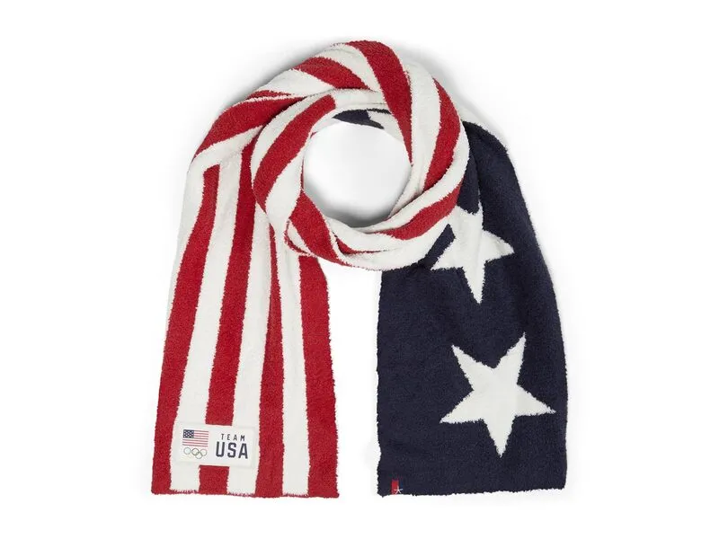 ベアフットドリームス メンズ アクセサリー マフラー・ストール・スカーフ Barefoot Dreams CozyChicR Team USA Stars and Stripescarf Indigo Multi インディゴ