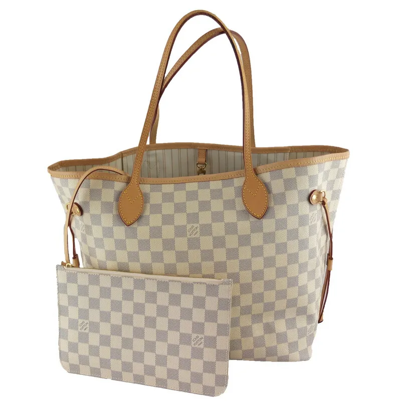 ルイ ヴィトン LOUIS VUITTON ネヴァーフルMM トートバッグ N41361 ダミエ アズール レディース 【中古】