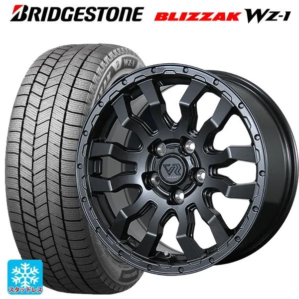 送料無料 スタッドレスタイヤホイール 4本セット 2025年製 205/55R16 91Q ブリヂストン ブリザック WZ1 正規品 トピー ヴァブロ