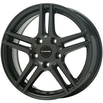 【新品】ルノー ルーテシア 2020- スタッドレスタイヤ ホイール4本セット 195/55R16 ミシュラン エックスアイス スノー ユーロデザイン アイガー 6.5J 16インチ
