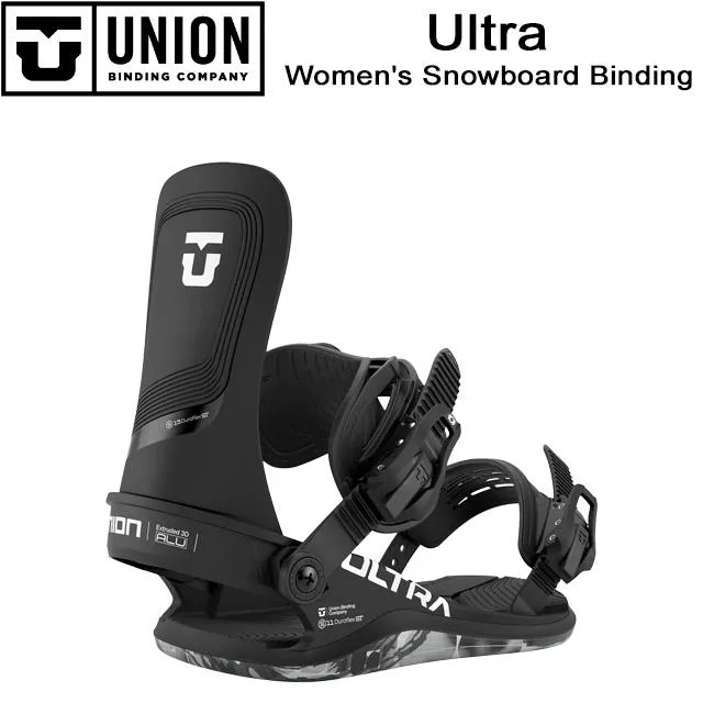 【UNION】 ユニオン 【Ultra Womens】 ウルトラ ウィメンズ 25-26 MODEL / Black ビンディング バインディング スノーボード