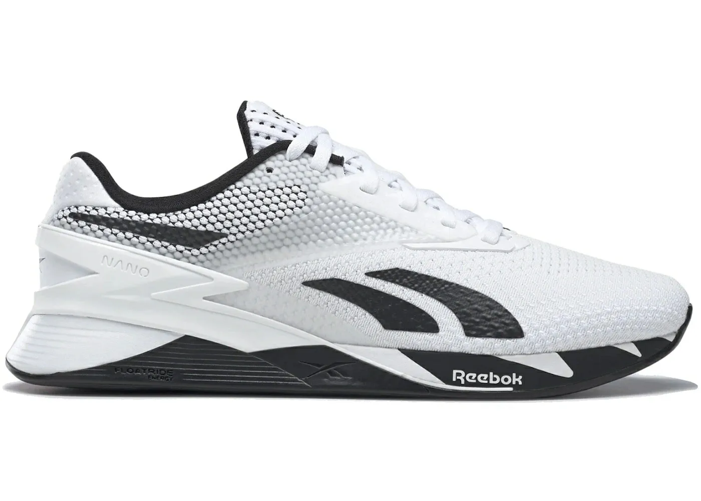 リーボック ナノ 白色 ホワイト 黒色 ブラック コア スニーカー メンズ REEBOK NANO X3 WHITE BLACK / FOOTWEAR WHITE CORE BLACK SMASH