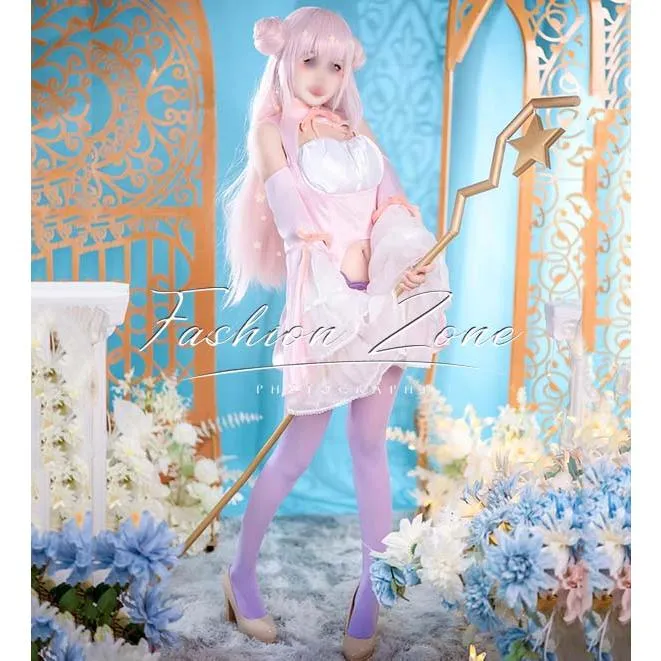 送料無料◆かつて魔法少女と悪は敵対していた。風 深森白夜  みもりびゃくや  コスプレ衣装  ウィッグ 靴 道具   cosplay  ハロウィン  演出服  変装