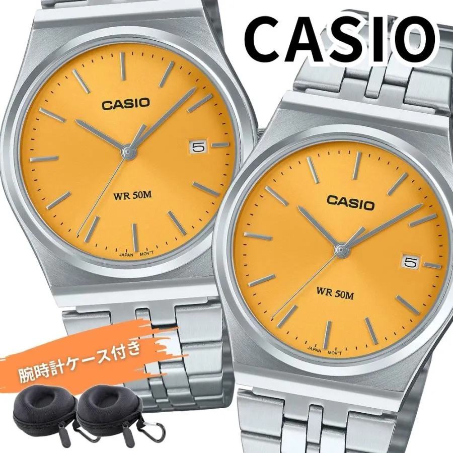 カシオ ペアウォッチ 腕時計 収納ケース付き メンズ レディース お揃い MTP-B145D-9A  爆買 成人 卒業 入学