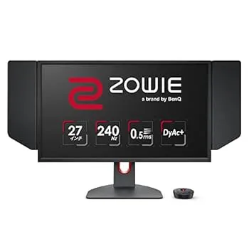 【中古】(非常に良い)ベンキュージャパン BenQ ZOWIE XL2746K ゲーミングモニター(27型/TN/FullHD/240Hz/1ms/XL Setting to Share/DyAc+/Black eQualizer/FreeSync/Co