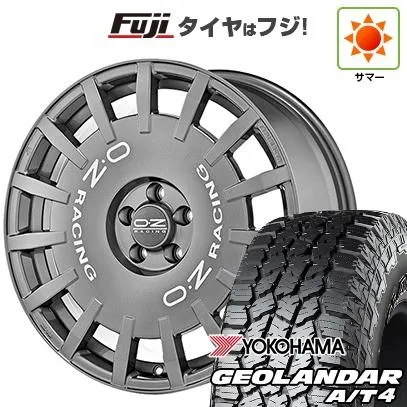 【新品国産車用 5穴114.3車】 夏タイヤ ホイール4本セット 235/60R18 ヨコハマ ジオランダー A/T4 G018 RBL OZ ラリーレーシング 18インチ
