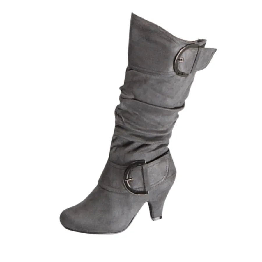 【並行輸入品】Cowboy Boots For Women Square Toe Roper Womens Knee High Boots C