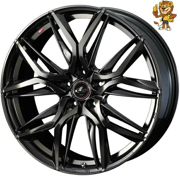 ホイール4本セット Weds LEONIS LM (PBMC/TI) 18インチ 7.0J PCD:114.3/5H インセット:47 レオニス LM
