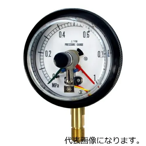 第一計器 SCPｺﾝﾀｸﾄ 接点付圧力計PCｹｰｽ(下限接点付) ( SCP-AU-G1/2 100X0.25MPA )