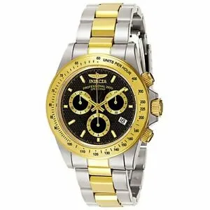 【送料無料】腕時計 ＃クロノグラフゴールドスチールブレスレットケースinvicta men039;s 395mm chronograph gold steel bracelet amp; case quartz watch 7028
