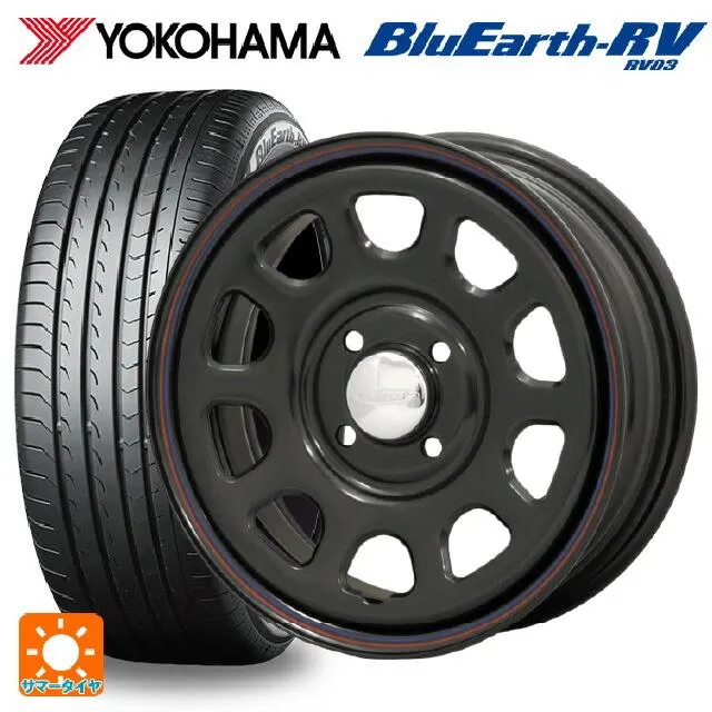 送料無料 サマータイヤホイールセット 225/45R18 95W XL ヨコハマ ブルーアース RV03 ジャパン三陽 ハイブロック ヴィラス 18-
