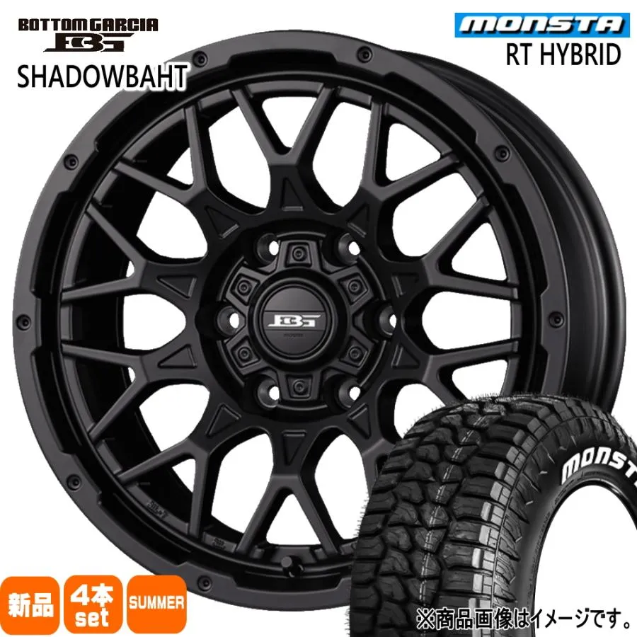 215/65R16 109/107Q LT モンスタ RT HYBRID 夏用 サマータイヤ BOTTOM GARCIA SHADOWBAHT 200系 ハイエース 専用  16インチ