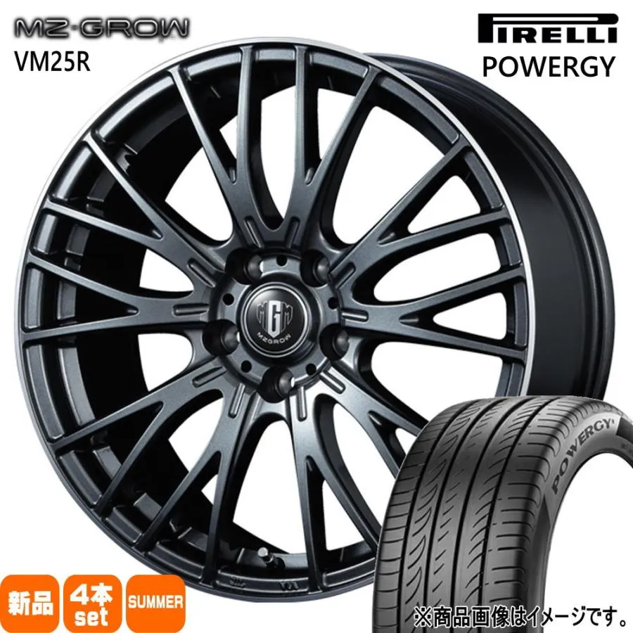 WRX S4 アコード etc  ピレリ 225/50R17 98Y XL POWERGY 夏用 サマータイヤ MZ-GROW VM25R