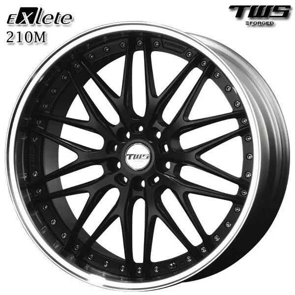 4/17〜19 P10倍 ベンツ (Cクラス) サマータイヤホイールセット F:225/35R20 R:255/30R20 5H112 TWS EXlete 210M FB ウィンラン R330