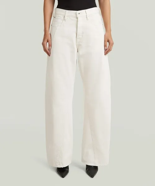 ワイドパンツ ジーンズ デニム デニムパンツ Contor 3D Wide Jeans/立体裁断ワイドルーズジーンズ/L28 レディース
