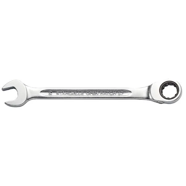STAHLWILLE スタビレー コンビネーションラチェットレンチ リバーシブル 72ギア 18mm 全長240mm 17-18